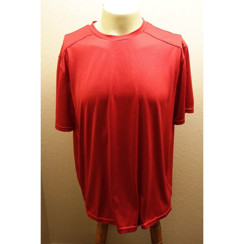 Champion Mens Vapor Select Athletic T-Shirt Red Short Sleeve XL Excellent